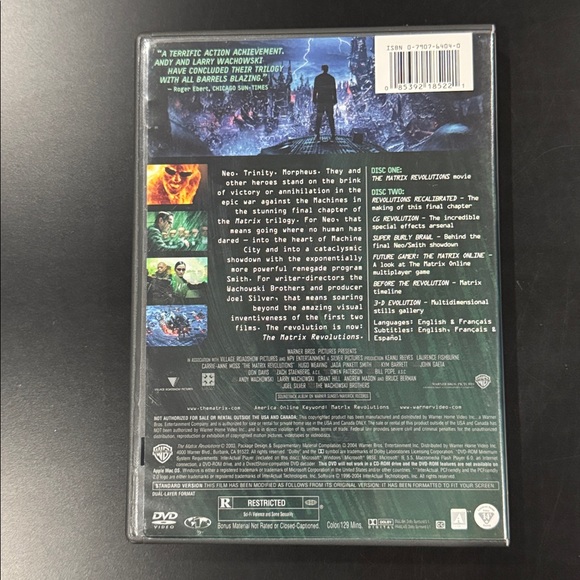 The Matrix Revolutions - DVD Set - Picture 2 of 7